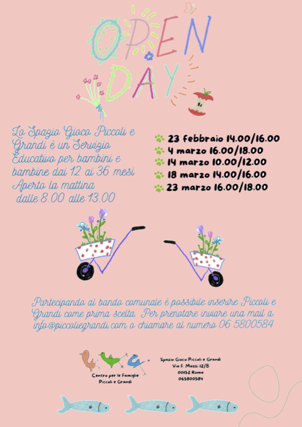 ISCRIZIONI ANNO 2026/27 - Piccoli e Grandi